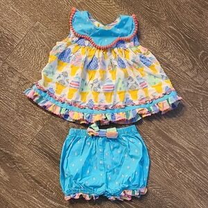 Matilda Jane Multicolor Ice Cream Baby Outfit